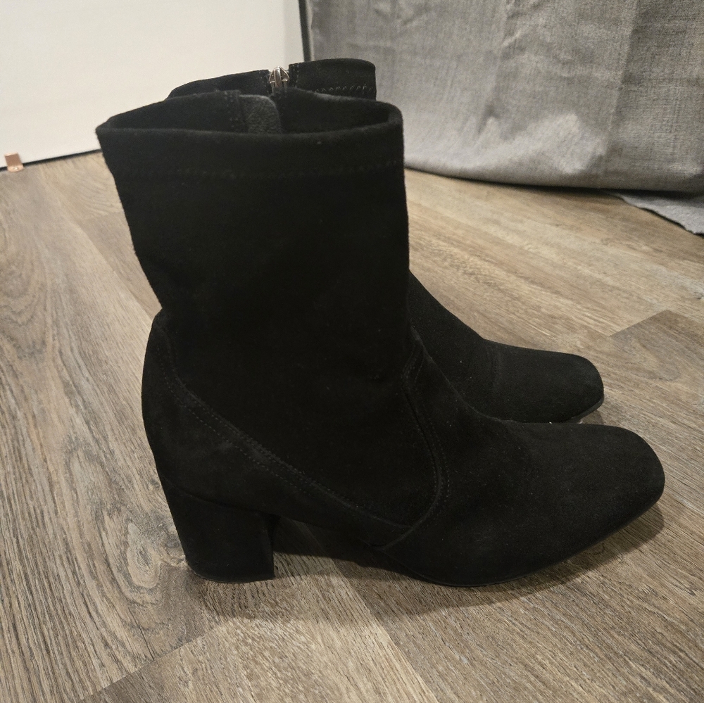 Aquatalia Suede Leather waterproof sock boots